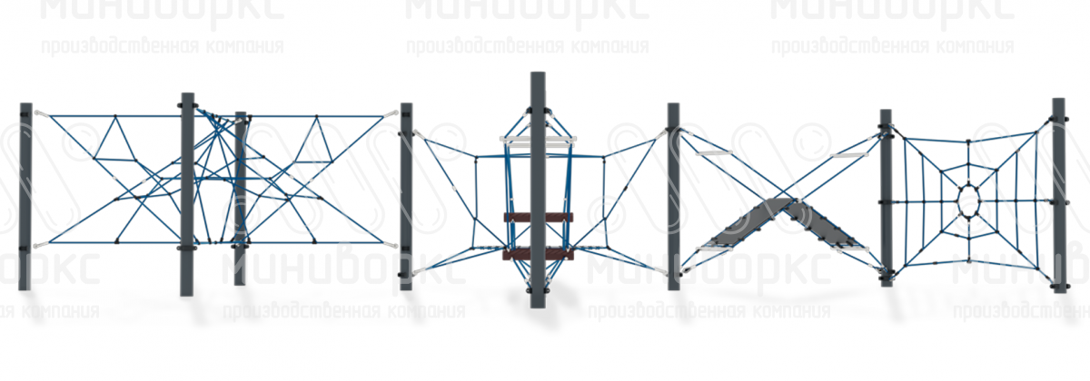 Канатные полосы препятствий – M-0004.20-61 | картинка 3