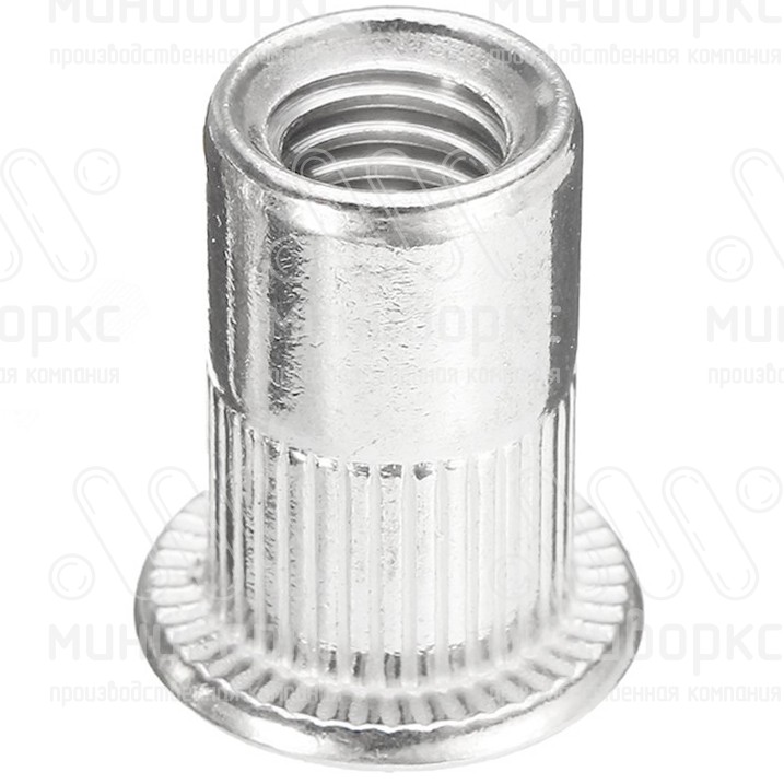 Заклепка гайка резьбовая М6, цвет металл – ЗКПМ6 - 1