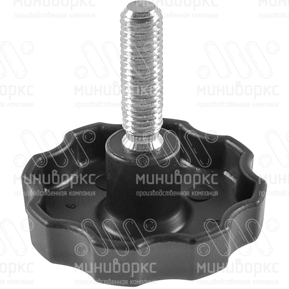 Фиксатор пластиковый с рукояткой m10x30 60 – 114122240N | картинка 1