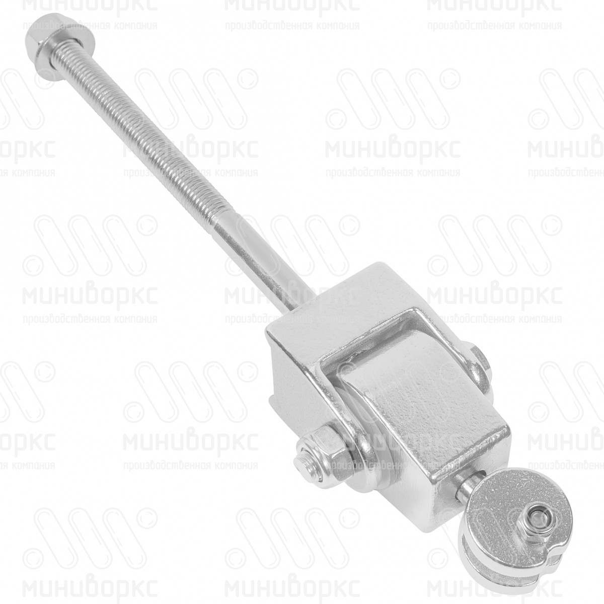 Крепление подвесных сидений для качелей Форто/Forto Лавочка и Люлька, цвет нержавеющая сталь – M04-317 - 1